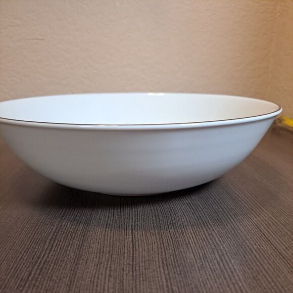 Vintage 40s-60s MCM Vita Craft Bavarian China Greenbriar Serving Bowl White - Picture 2 of 5